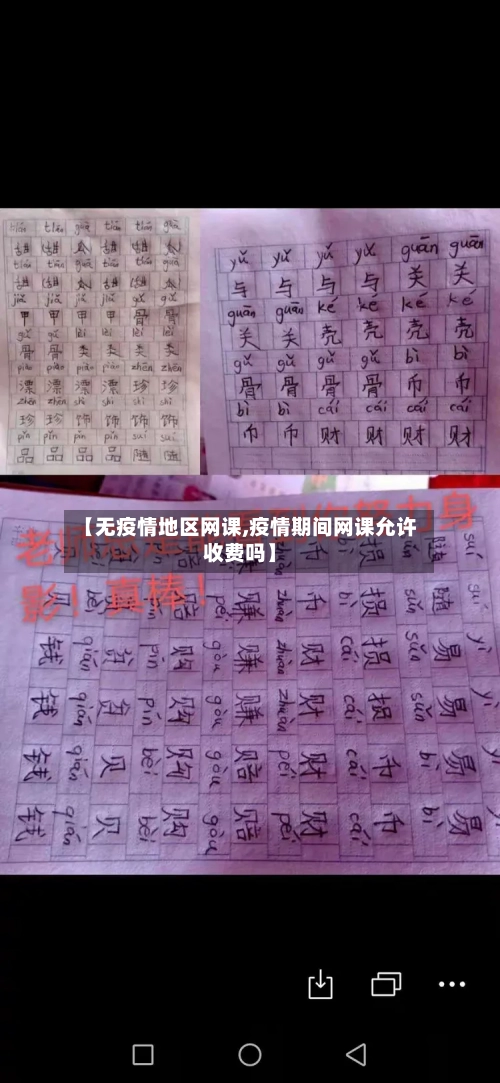 【无疫情地区网课,疫情期间网课允许收费吗】-第1张图片