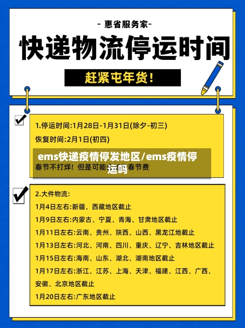 ems快递疫情停发地区/ems疫情停运吗-第1张图片