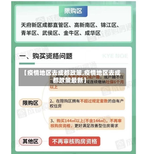 【疫情地区去成都政策,疫情地区去成都政策最新】-第1张图片
