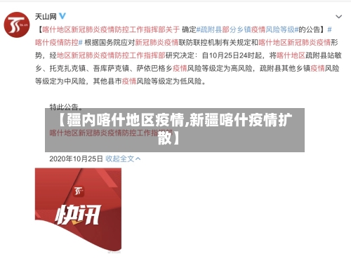 【疆内喀什地区疫情,新疆喀什疫情扩散】-第3张图片