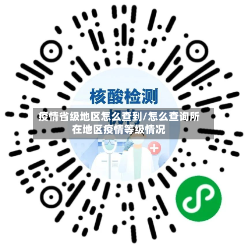 疫情省级地区怎么查到/怎么查询所在地区疫情等级情况-第3张图片