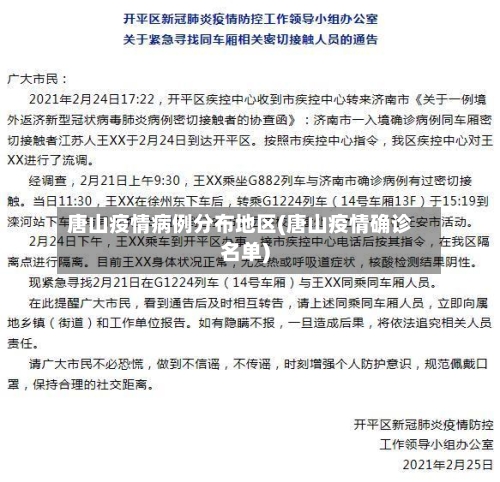 唐山疫情病例分布地区(唐山疫情确诊名单)-第1张图片