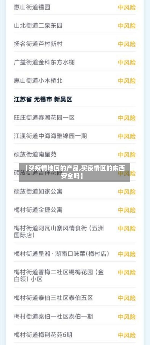 【买疫情地区的产品,买疫情区的东西安全吗】-第1张图片