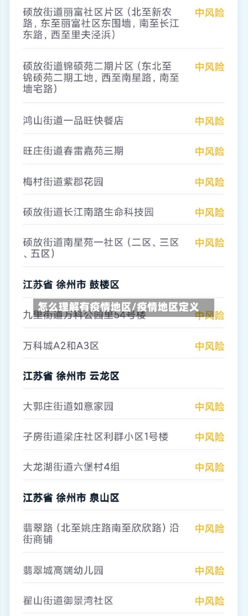 怎么理解有疫情地区/疫情地区定义-第1张图片
